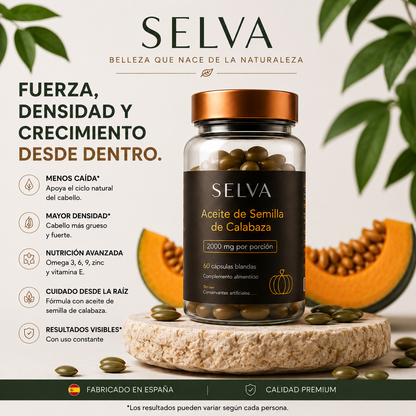 Cápsulas de Aceite de Semilla de Calabaza